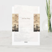  Chinees schilderlandschap Sumi-e Kaart (Achterkant)