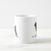 Chinees Shar Pei Feliz Naughty Dog-kerstontwerp Koffiemok (Center)