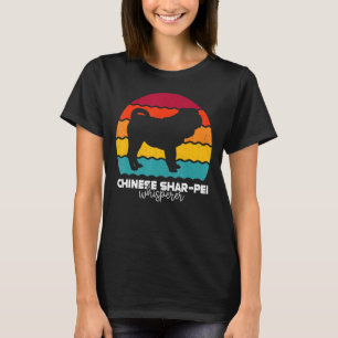 Chinees Shar-Pei Whisperer Retro T-shirt
