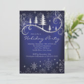 Chinees Snowflakes kerstbomen Kaart (Staand voorkant)