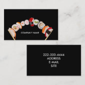 Chinees spul/restaurant/winkel Sushi Visitekaartje (Voorkant / Achterkant)