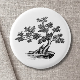 Chinees struikgewas ronde button 3,2 cm