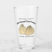 Chinees Sum Shumai Dumplings Food Festival Glas (Voorkant)