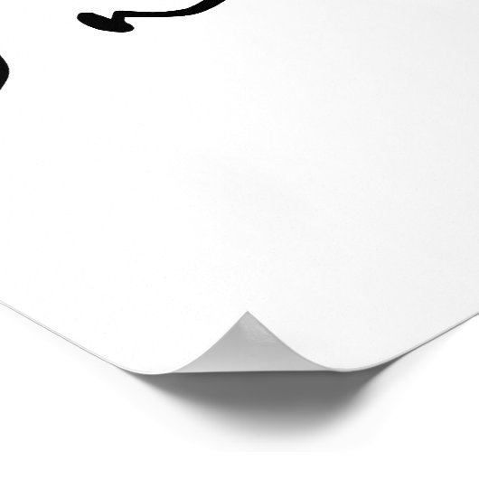 Chinees symbool voor binnensterkte poster (Hoek)