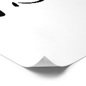 Chinees symbool voor binnensterkte poster (Hoek)