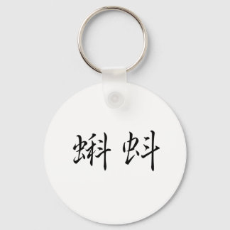 Chinees symbool voor kikkervisje sleutelhanger