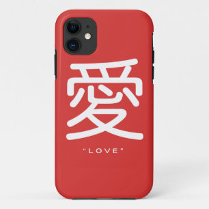 Chinees symbool voor liefdesWord Art iPhone 5 Hoes
