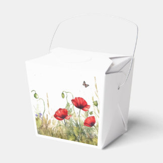 Chinees Take Out - Red Poppy CT001 Bedankdoosjes