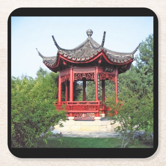 Chinees theehuis onderzetter (Voorkant)