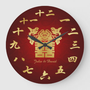 Chinees Tortelduifjes met dubbele openingscode Grote Klok