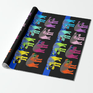 Chinees varkenspakpapier, nieuw jaar 2019, Pop Cadeaupapier