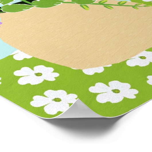 Chinees Violet Poster (Hoek)