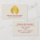 Chinees Visitekaartje voor restaurants (Voorkant / Achterkant)