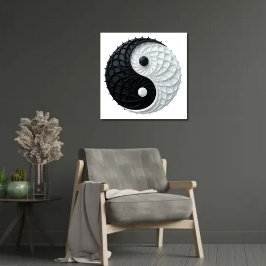 Chinees Yin Yang Energie Dualiteit Poster