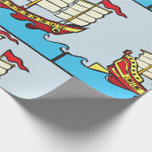 Chinees zeilpapier cadeaupapier (Hoek)