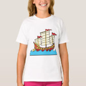 Chinees zeilschip T-Shirt (Voorkant)