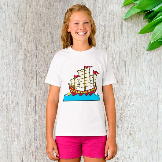 Chinees zeilschip T-Shirt