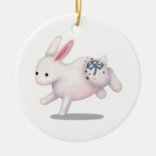 Chinees Zodiab Rabbit Cute Astrology Sign Keramisch Ornament