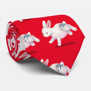 Chinees Zodiab Rabbit Cute Astrology Sign Stropdas
