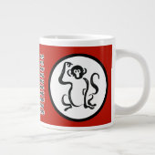 Chinees Zodiac Monkey Jumbo Mok (Rechts)
