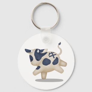 Chinees Zodiac Ox Cute Astrology Sign Sleutelhanger
