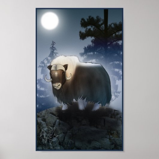 Chinees Zodiac Ox-Poster Poster (Voorkant)