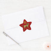 Chinees Zodiac-teken: Paarden Ster Sticker (Envelop)