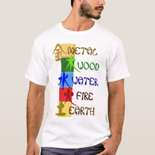 Chinese 5 elementen t-shirt