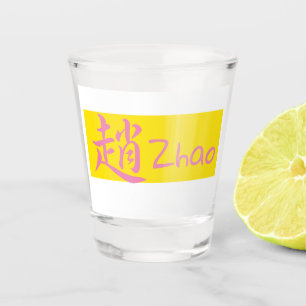 Chinese achternaam shot glas