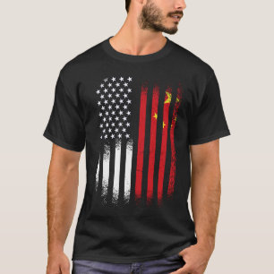 Chinese Amerikaanse erfgoedmaand China Patriot Gro T-shirt