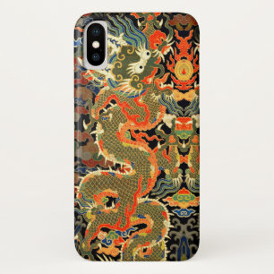 Chinese Aziatische draak kleurrijke kunst iPhone X Hoesje