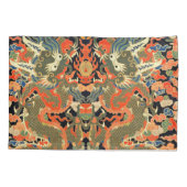 Chinese Aziatische draak kleurrijke kunst Kussensloop (Achterkant)