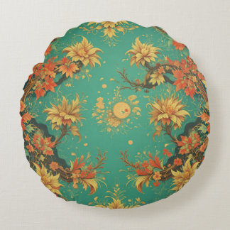 chinese background round pillow rond kussen