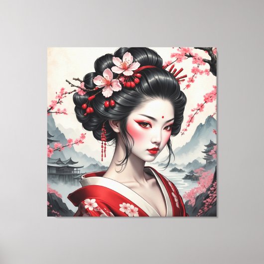 chinese beutey canvas afdruk (Voorkant)