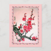 Chinese bloemen 5 briefkaart (Voorkant)