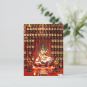 Chinese boeddhistische tempel briefkaart (Staand voorkant)