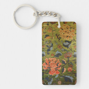 Chinese Brocade Green Sleutelhanger