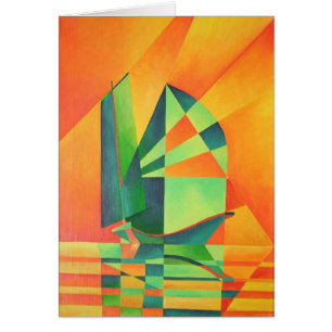 Chinese broeknagels op zonneschijn Oranje en groen