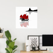 Chinese brokkenschip poster (Thuiskantoor)
