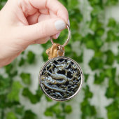 Chinese Bronze Dragon Sleutelhanger (Hand)