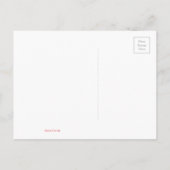 Chinese bruiloft Romantische rode roos Bewaar de d Aankondigingskaart (Achterkant)