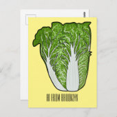 Chinese cartoon briefkaart (Voorkant / Achterkant)