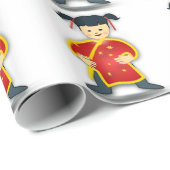 Chinese child cadeaupapier (Rol Hoek)