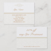 Chinese Cloud Spa Coupon-kaarten Kortingskaartje (Voorkant / Achterkant)