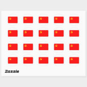 Chinese communistische partij ronde sticker (Vel)