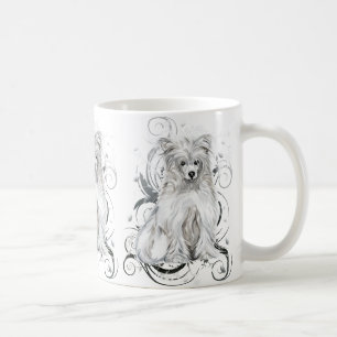 Chinese Crested Blue NB Koffiemok