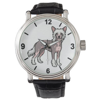 Chinese Crested Dog Wrist Watch Stylish Pet Horloge