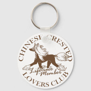 Chinese Crested Lovers Club Sleutelhanger