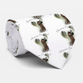 Chinese Crested Mam 2 Stropdas (Opgerold)