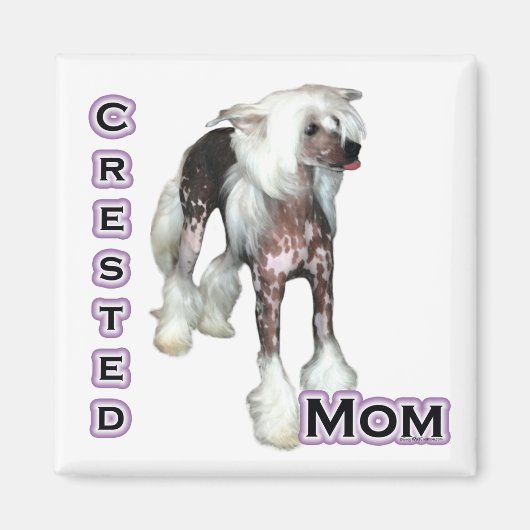 Chinese Crested Maman 4 - Magnet (Devant)